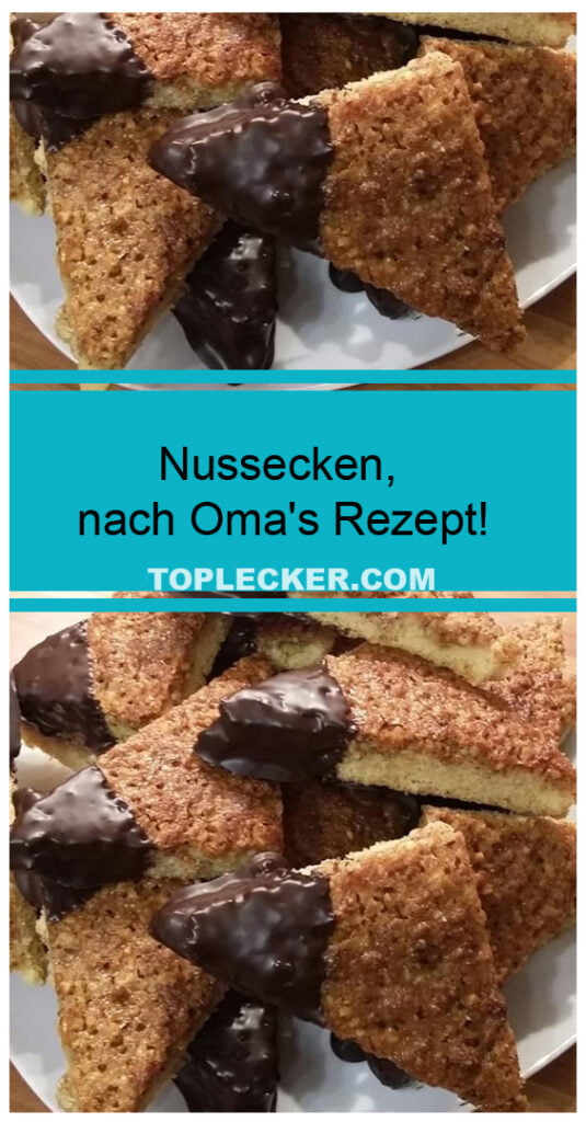 Nussecken, Nach Oma's Rezept! - TopLecker.com