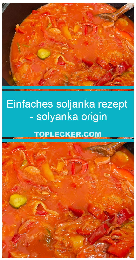 Einfaches soljanka rezept solyanka origin