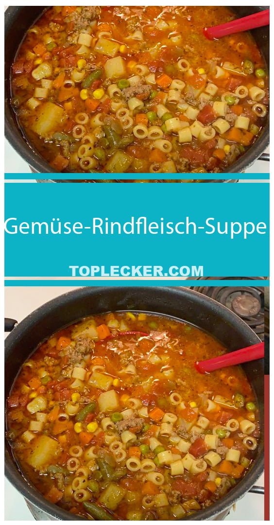 Gemüse-Rindfleisch-Suppe