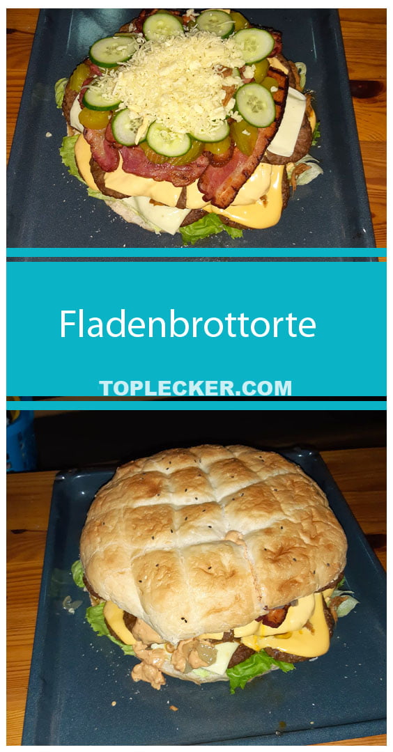 fladenbrottorte ideal für Partys und Feiern: Bunter Layer-Dip auf ...