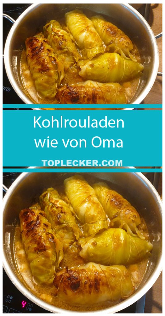 Omas klassisches Kohlrouladen Rezept - Herzhaft, würzig und einfach ...