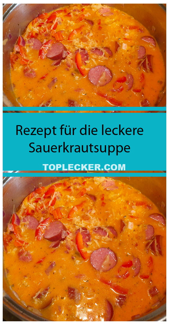 Rezept für die leckere Sauerkrautsuppe: