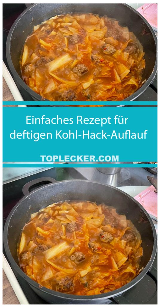 Schmorkohl mit Hackfleisch und Crème fraîche - Einfaches Rezept für ...