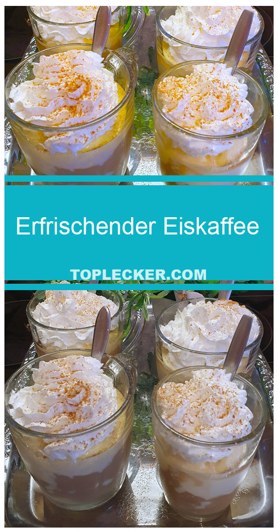 Erfrischender Eiskaffee